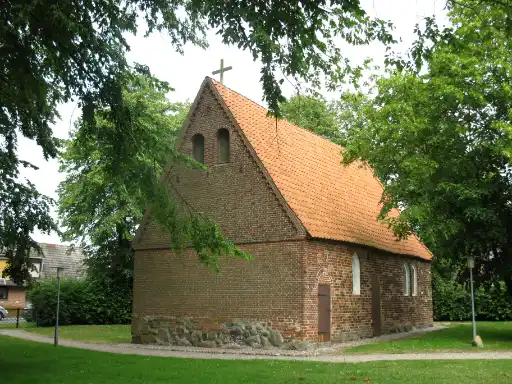 Außenansicht der St. Jürgen Kapelle in Burg auf Fehmarn