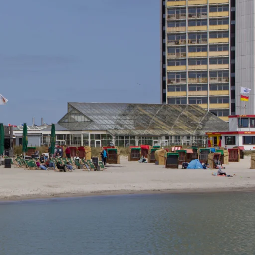 Die Sehenswürdigkeit das Vitarium auf Fehmarn hinter dem Südstrand