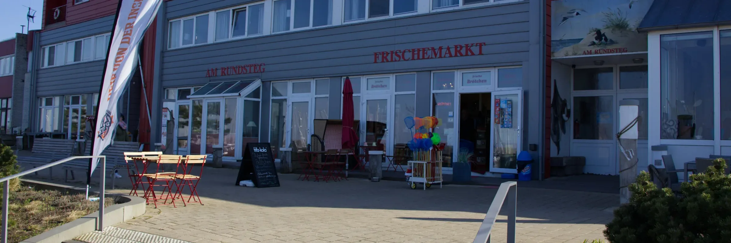Frischemarkt in Burgtiefe auf Fehmarn, Einkaufsmöglichkeit für Urlauber