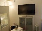 TV im Wohnzimmer der Fewo in Burgtiefe auf Fehmarn