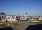 Aussicht von der Ferienwohnung für 2 Personen auf den Yachthafen in Burgtiefe