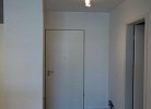 Blick vom Wohnzimmer Richtung Flur in der Ferienwohnung in Burg