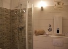 Badezimmer in der Ferienwohnung am Yachthafen in Burgtiefe auf Fehmarn
