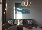 Große Couch in der Ferienwohnung in Burg auf Fehmarn