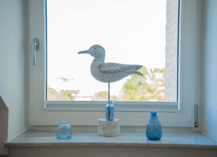 Dekoration in der Ferienwohnung am Strand in Burgtiefe