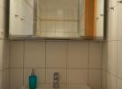 Waschbecken im Gäste WC der Ferienwohnung in der Nähe von Burgstaaken