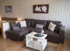 Couch in der Fewo mit Meerblick für 4 Personen am Südstrand von Fehmarn