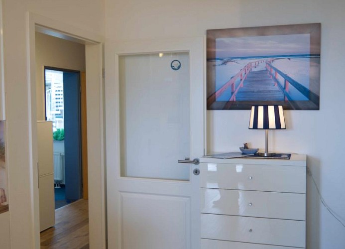 Flur der Ferienwohnung in Burgtiefe auf Fehmarn