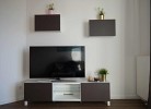 TV im Wohnzimmer der Ferienwohnung auf Fehmarn