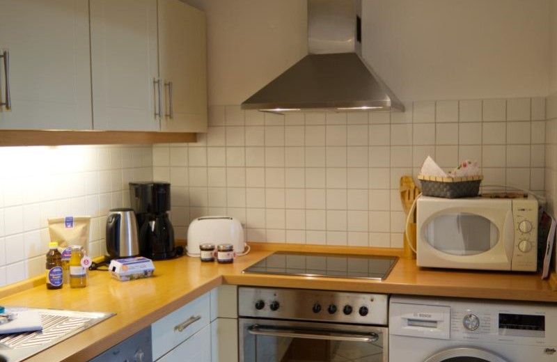 Küche der Ferienwohnung Inselblume 74 in Burgtiefe auf Fehmarn