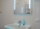 Waschbecken im Badezimmer der Fewo auf Fehmarn