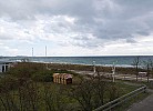 Meerblick vom Balkon der Ferienwohnung direkt am Südstrand
