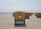 Der Strandkorb der Inselblume 48 direkt am Meer