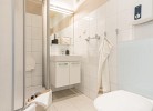 Badezimmer in der Ferienwohnung am Südstrand für 2 bis 4 Personen