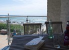Direkter Meerblick vom Balkon der Ferienwohnung auf Fehmarn