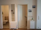 Eingänge ins Badezimmer und dem Gäste-WC der Ferienwohnung auf Fehmarn