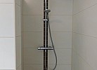 Dusche in dem Ferienhaus auf Fehmarn in Landkirchen