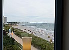 Blick aus dem Fenster in der Ferienwohnung Inselblume 03 auf Fehmarn