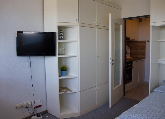 Schränke in der Ferienwohnung am Südstrand auf Fehmarn