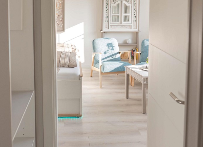 Kleiner Flur der Ferienwohnung auf Fehmarn in Burg