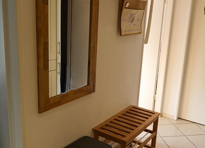 Flur von der Fewo in Burgtiefe für 4 Personen