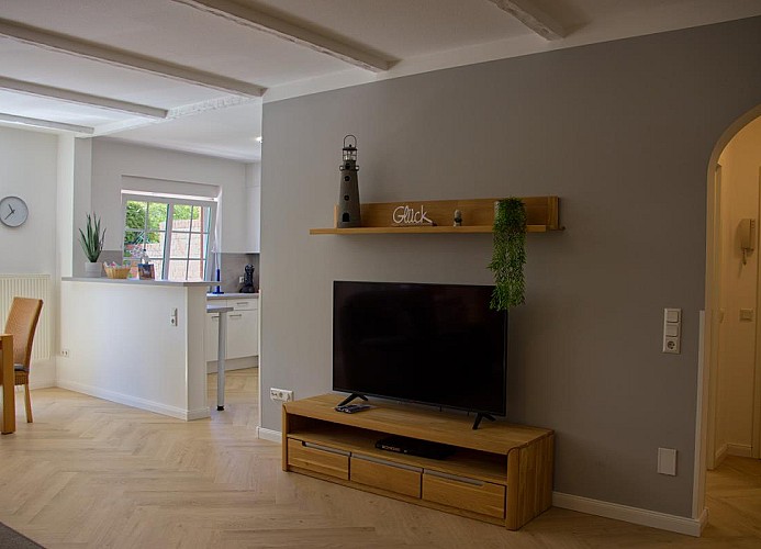 Fernseher in der Ferienwohnung für 4 Personen in Burgstaaken in der Nähe von Burg