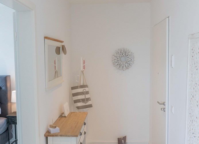 Flur in der Ferienwohnung in Burg auf Fehmarn