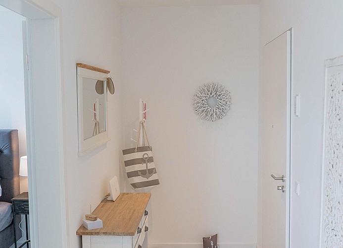 Flur in der Ferienwohnung in Burg auf Fehmarn