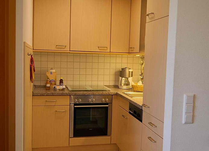 Komplette Küche der Fewo für 4 Personen am Südstrand in Burgtiefe auf Fehmarn