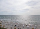 Blick auf die Ostsee und den Südstrand vom Balkon der Ferienwohnung Inselblume 03 auf Fehmarn
