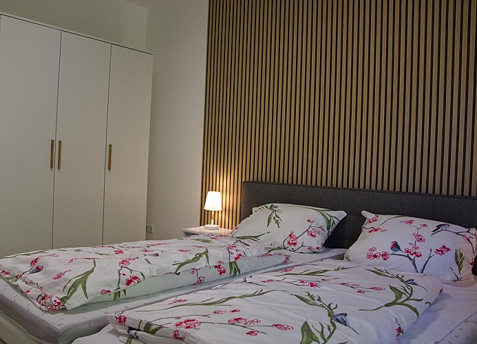 Schrank im 2. Schlafzimmer der Ferienwohnung in Burgstaaken auf Fehmarn