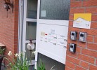 Eingang zu den Ferienwohnungen auf Fehmarn