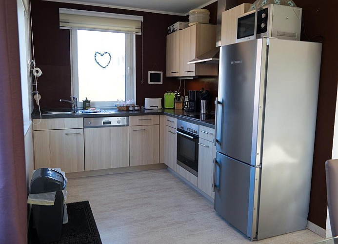 Küche in dem Ferienhaus auf Fehmarn in Landkirchen