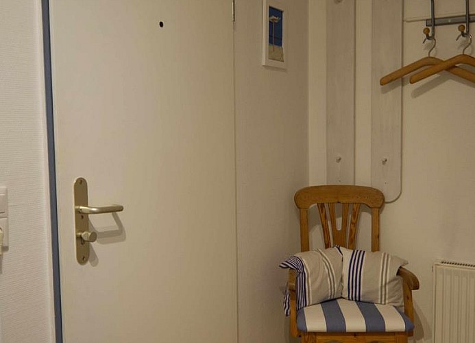 Tür zum Flur der Strandburg am Südstrand