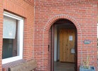 Eingang zur Ferienwohnung mit Hund in Landkirchen auf Fehmarn