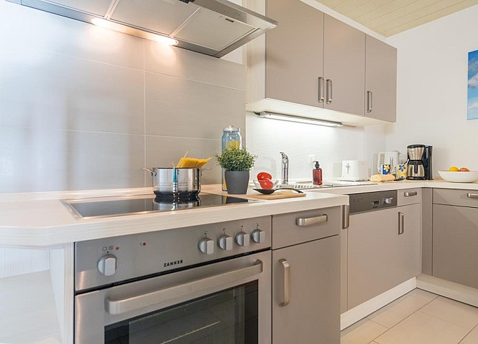 Küche in der Ferienwohnung für 4 Personen