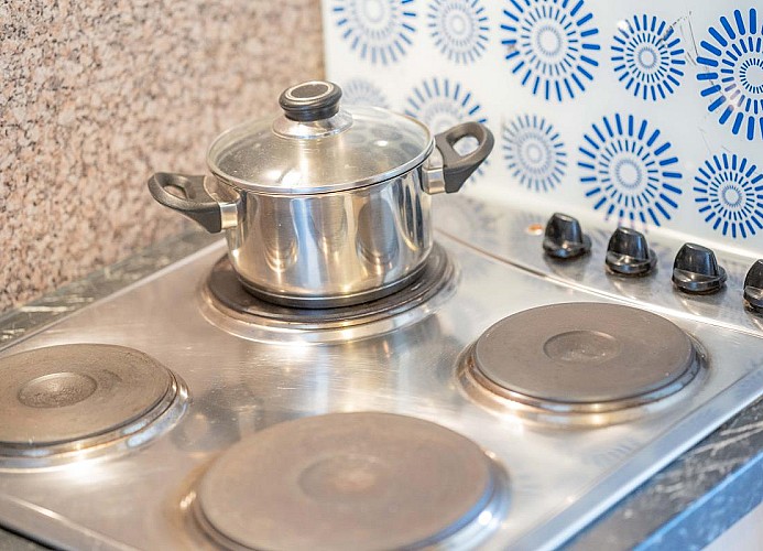 Die Kochplatten der Kochnische in der Ferienwohnung