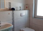 Toilette im 2. Bad des Ferienhauses in Landkirchen auf Fehmarn