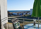 Balkon mit Meerblick in der Ferienwohnung am Südstrand auf Fehmarn