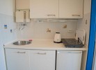 Kochnische in der Ferienwohnung am Yachthafen in Burgtiefe auf Fehmarn