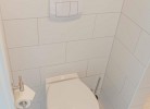 Toilette in der Fewo für 2 Personen auf Fehmarn
