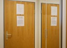Eingangstür und großer Schrank in der Ferienwohnung Inselblume 03 auf Fehmarn