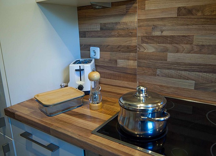 Küchenutensilien in Fewo Inselblume 15 für 4 Personen in der Nähe von Burg auf Fehmarn