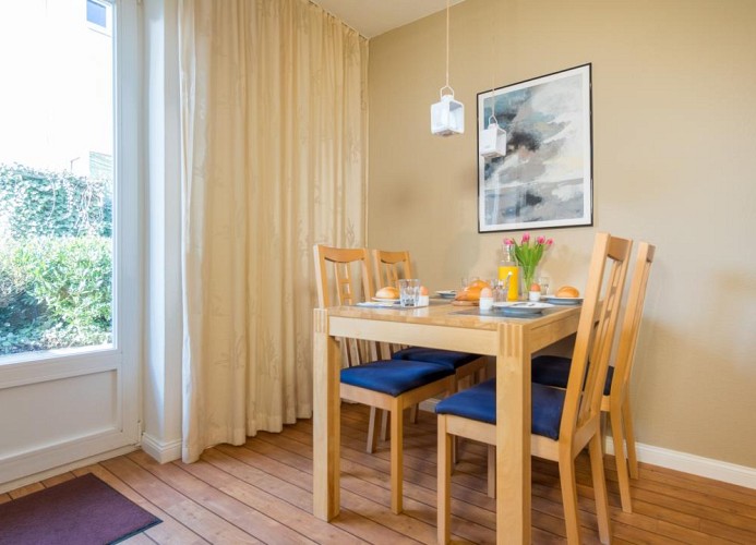Essbereich in der Ferienwohnung in Burg auf Fehmarn