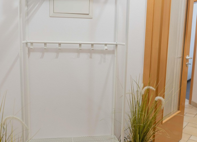 Garderobe in der Ferienwohnung für 4 Personen auf Fehmarn