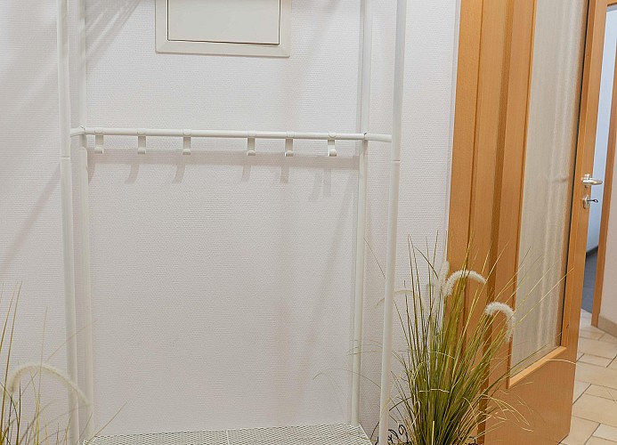 Garderobe in der Ferienwohnung für 4 Personen auf Fehmarn