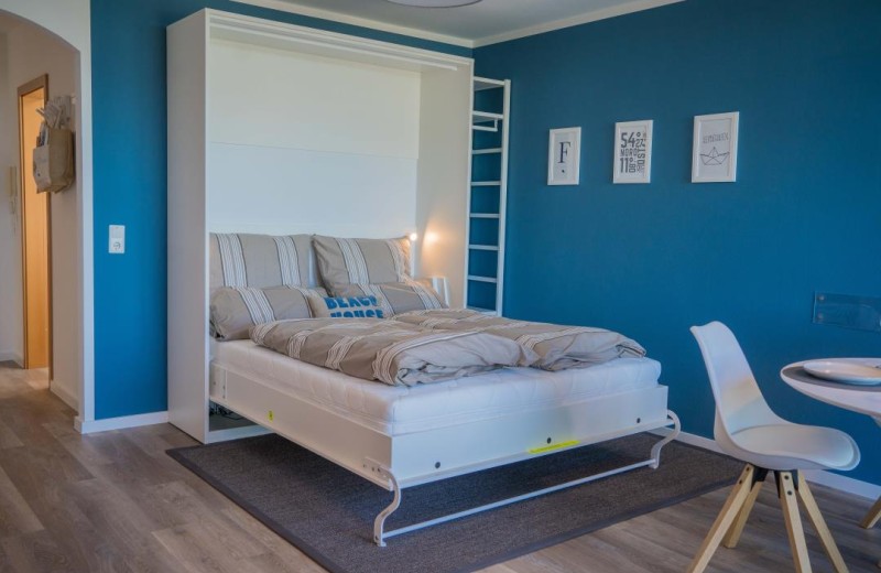 Schrankbett für 2 Personen in der Ferienwohnung
