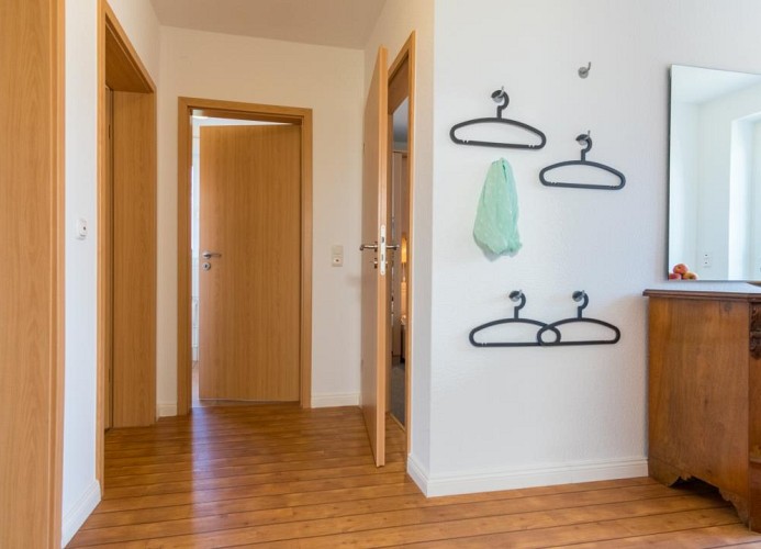 Flur der Ferienwohnung für 2 Personen auf Fehmarn